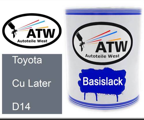 Toyota, Cu Later, D14: 1L Lackdose, von ATW Autoteile West.